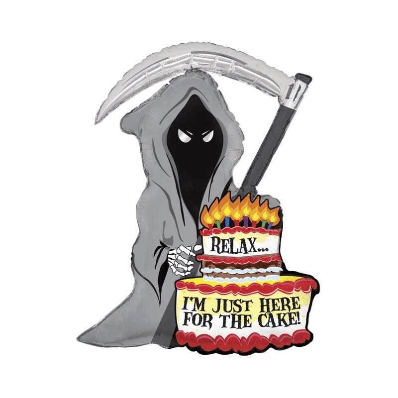 Balon foliowy Grim Reaper (Ponury Żniwiarz) - 89 cm