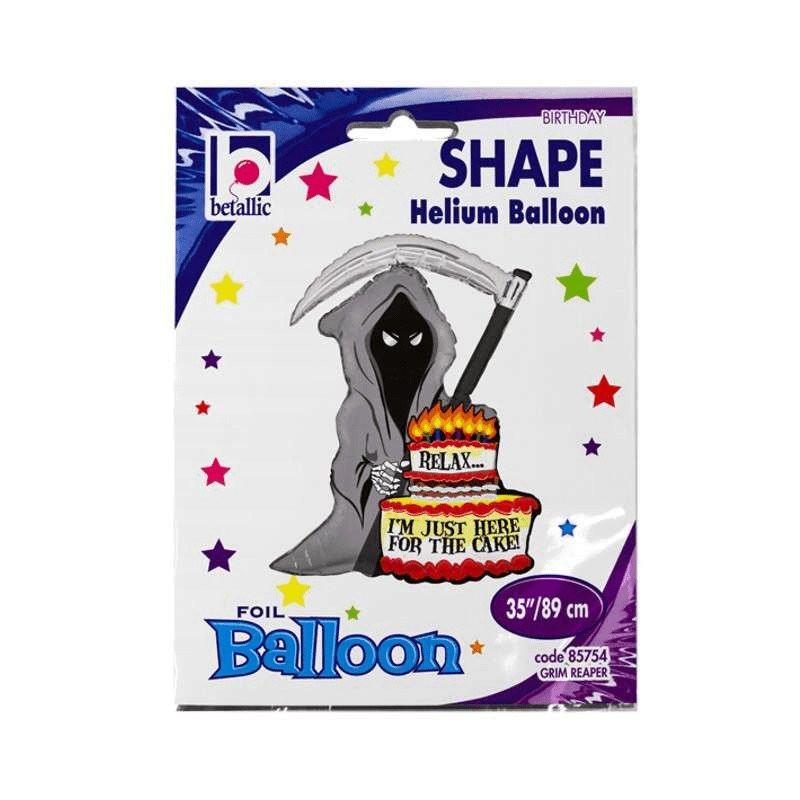 Balon foliowy Grim Reaper (Ponury Żniwiarz) - 89 cm