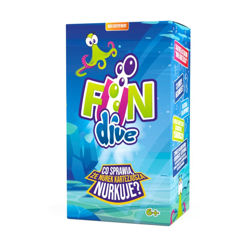 Eksperyment FUN DIVE - Co sprawia, ze nurek Kartezjusza nurkuje?