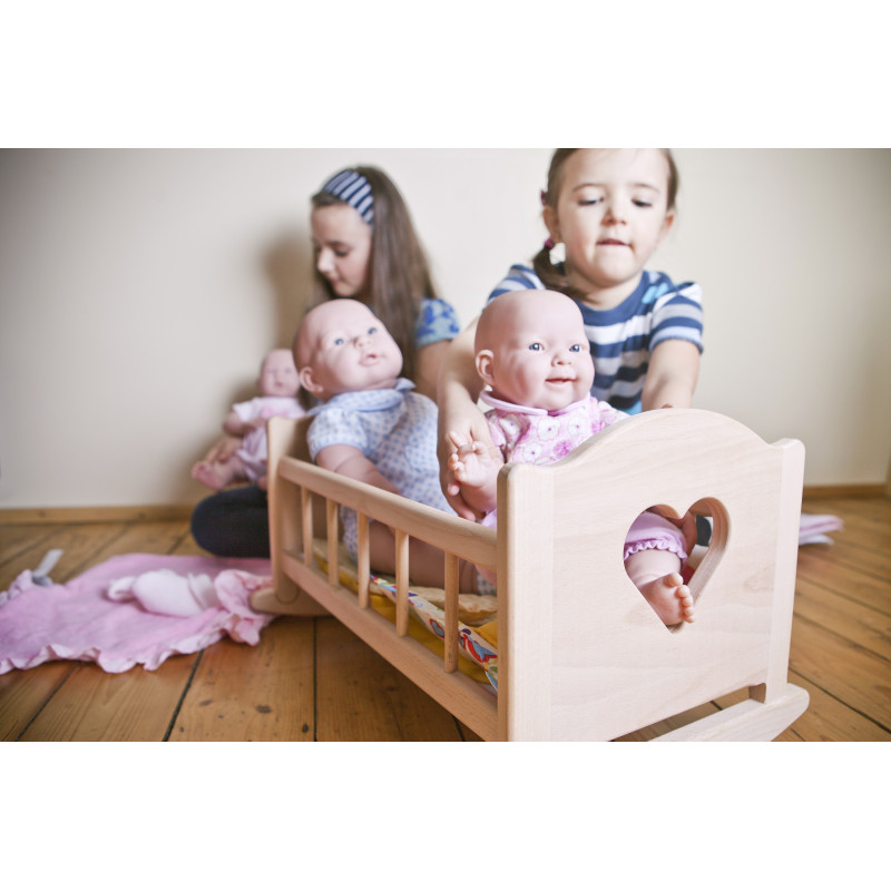Drewniana kołyska XL - Lupo Toys