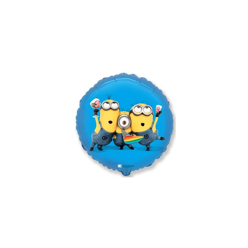Minions Party - balon z helem 18"