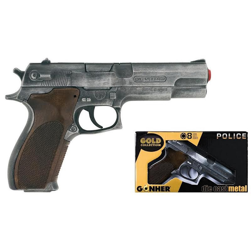 Pistolet na kapiszony Policyjny - dla dzieci