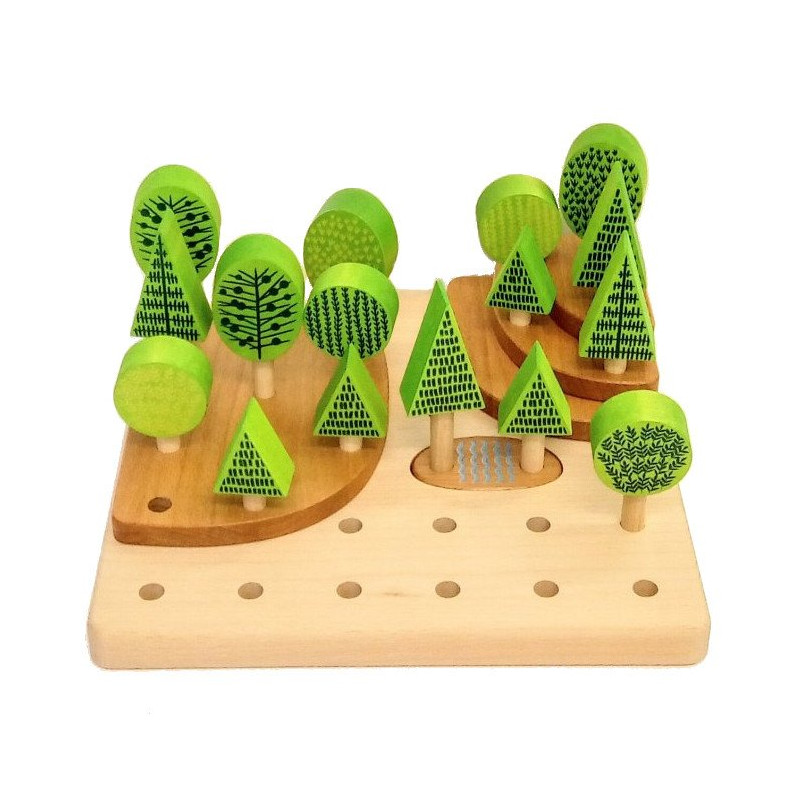 Bajo 91090 - Drewniana układanka - las w Central Park