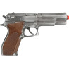 Gonher 45/1 GOLD - Metalowy pistolet na kapiszony - Policyjny