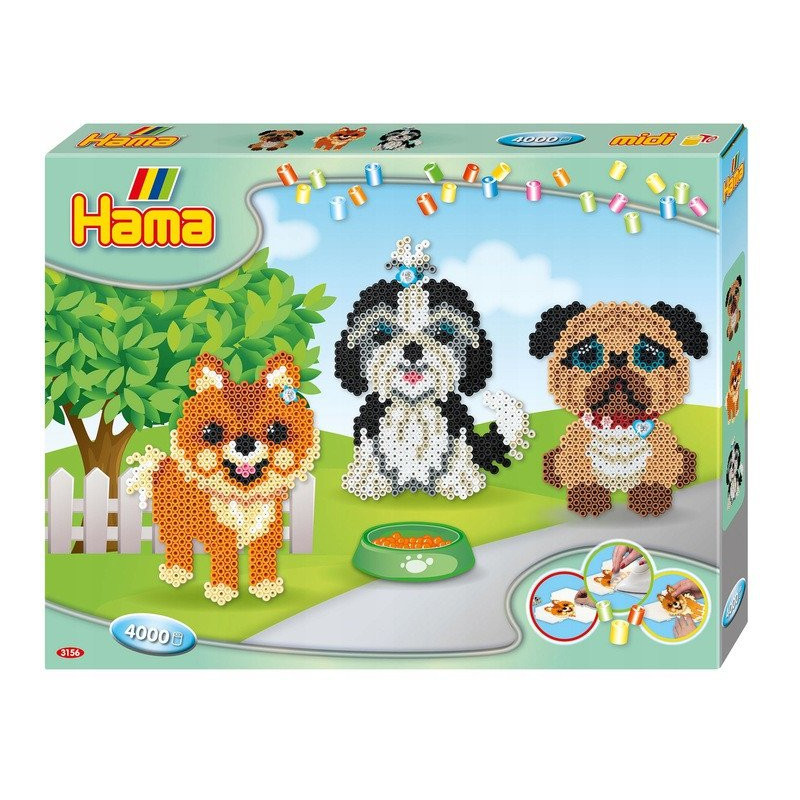 Hama 3156 - PSIAKI - Koraliki midi