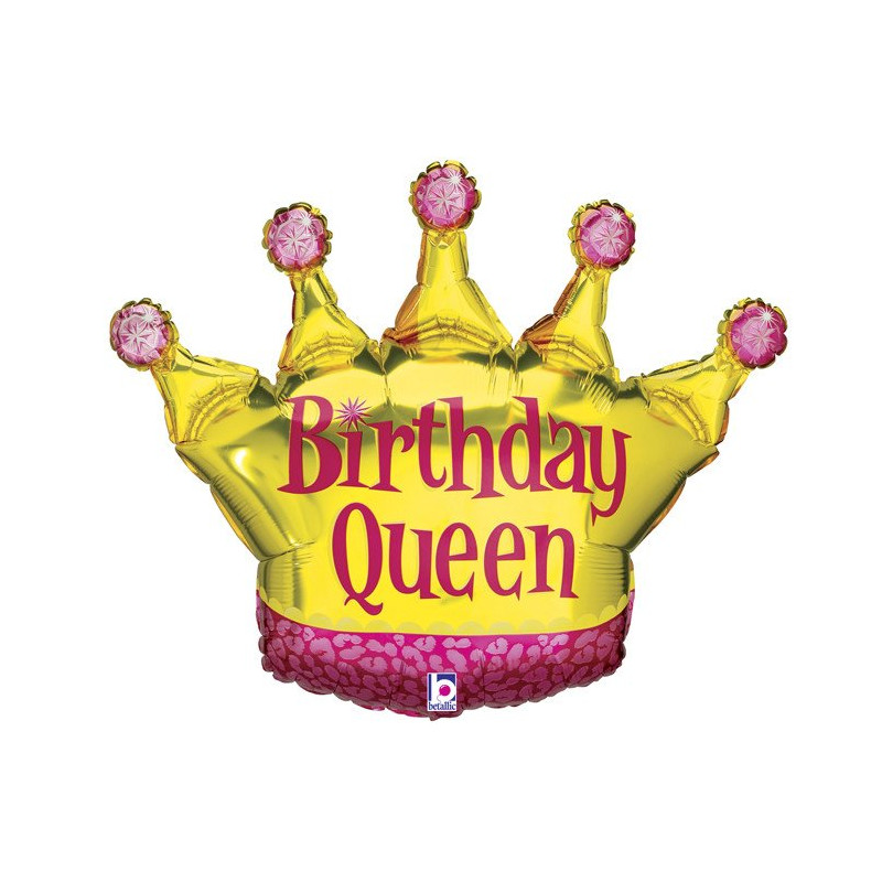 Balon Urodzinowy Korona (Birthday Queen) - 91 cm