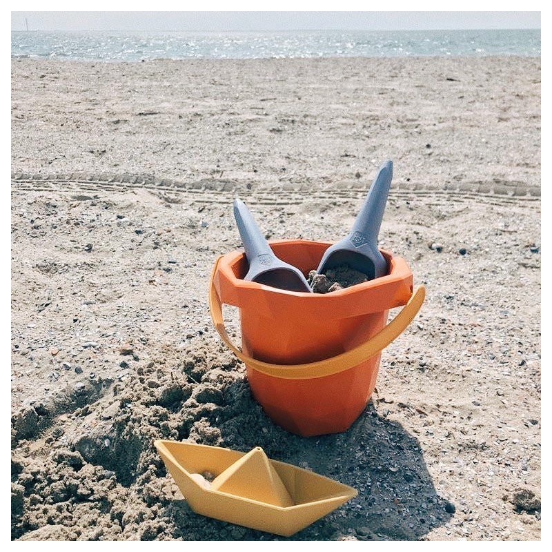 Wiaderko do piasku Zsilt - Happy Orange