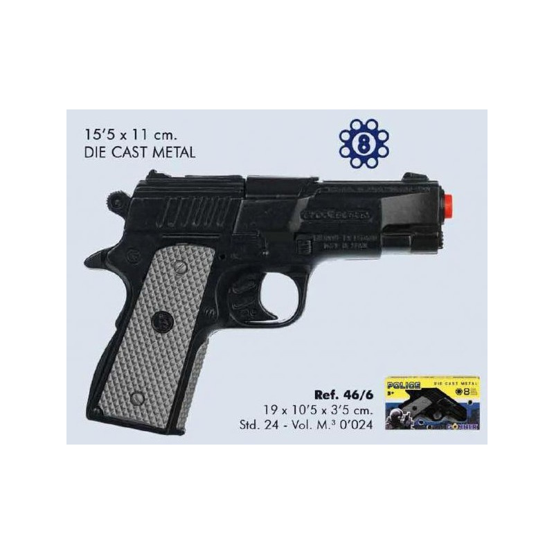 PISTOLET REWOLWER POLICYJNY KAPISZONY GONHER