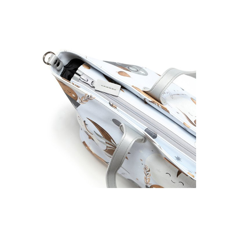 Torba large z saszetką Premium ZIP, Fly me to the Moon Sky La Millou