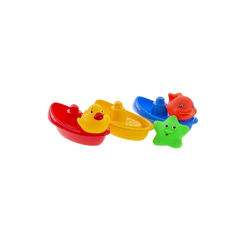 Łódeczki do kąpieli ze zwierzątkami - Tullo 123