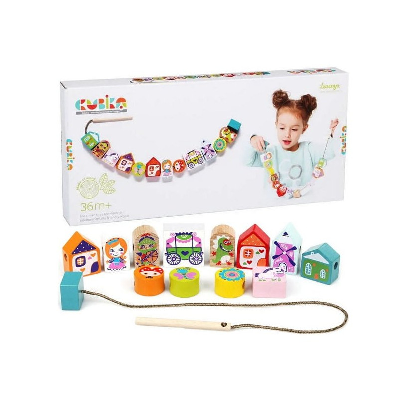 Cubika Nawlekane drewniane księżniczki