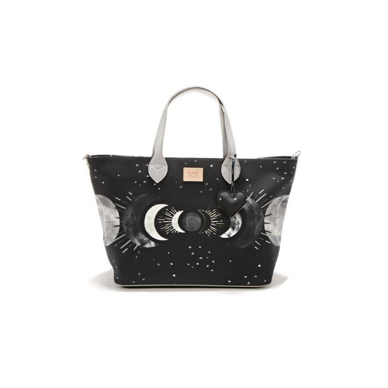 Torba large z saszetką Premium ZIP, Dark Luna, La Millou