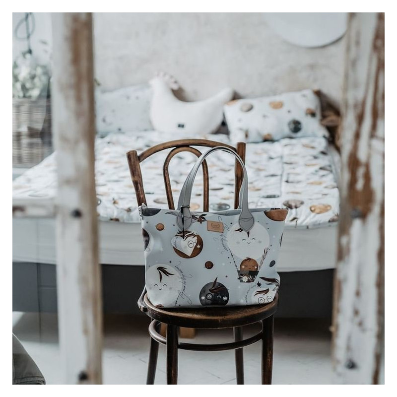 Torba medium Premium ZIP, Fly me to the Moon Sky, La Millou