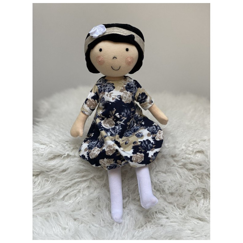 Lalka Lili w sukience w kwiatki