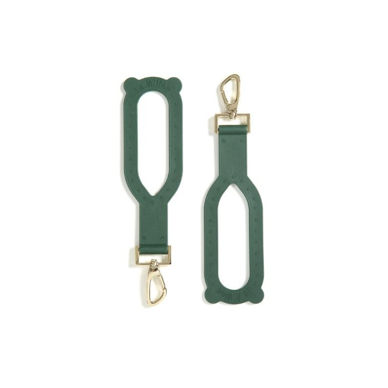 Zaczepy mocujące do wózka - Khaki - Gold, La Millou