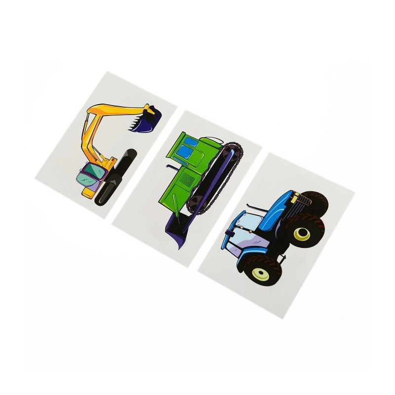 Pilch 110170 - Układanka Maszyny, 6 klocków