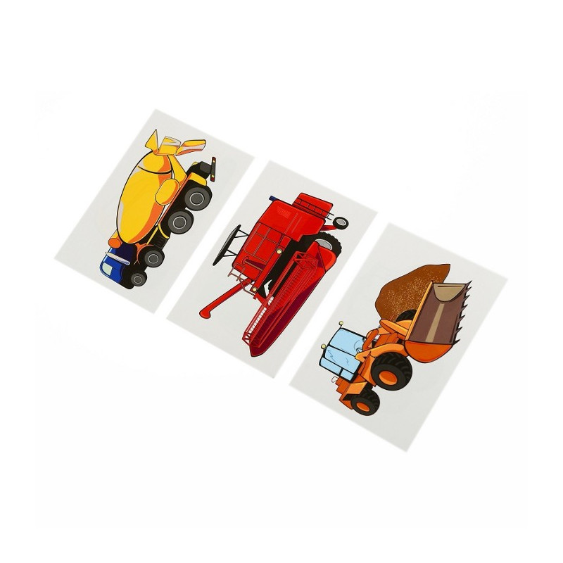 Pilch 110170 - Układanka Maszyny, 6 klocków