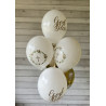 Zestaw balonów na I Komunię Świętą lub Chrzest - 6 sztuk - 30 cm