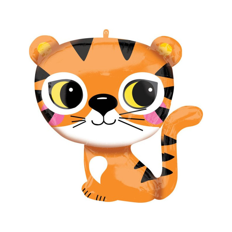 Balon Foliowy Tygrys - 63 cm x 63 cm