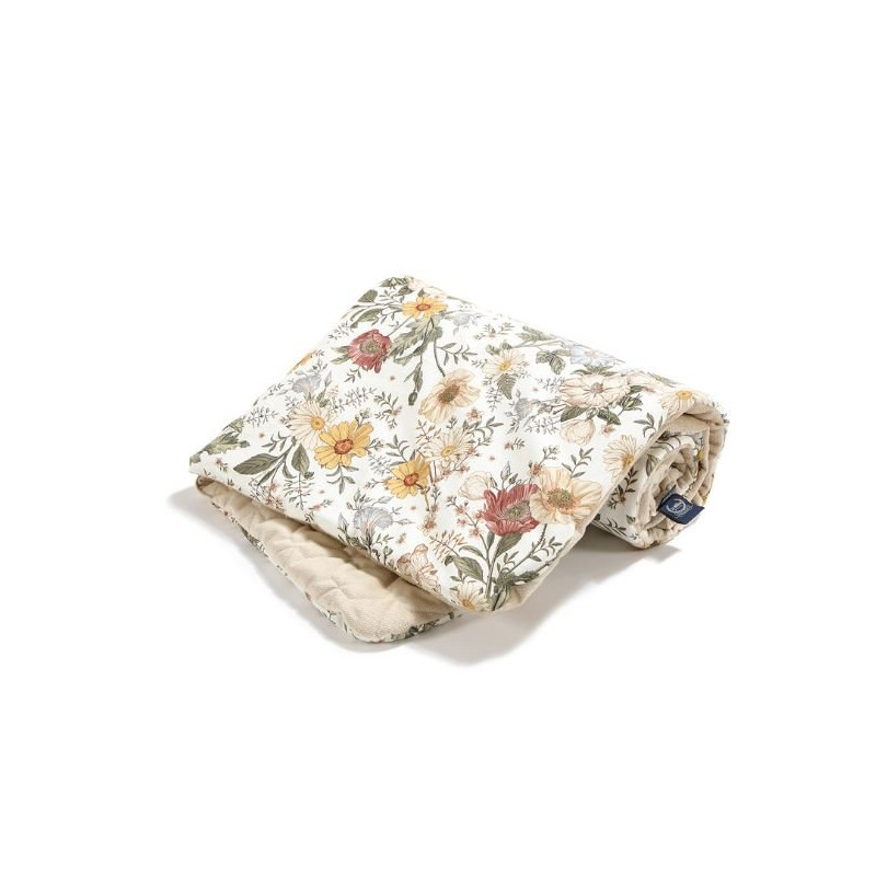 Kocyk Velvet Cotton, Vintage Meadow, Sand, La Millou