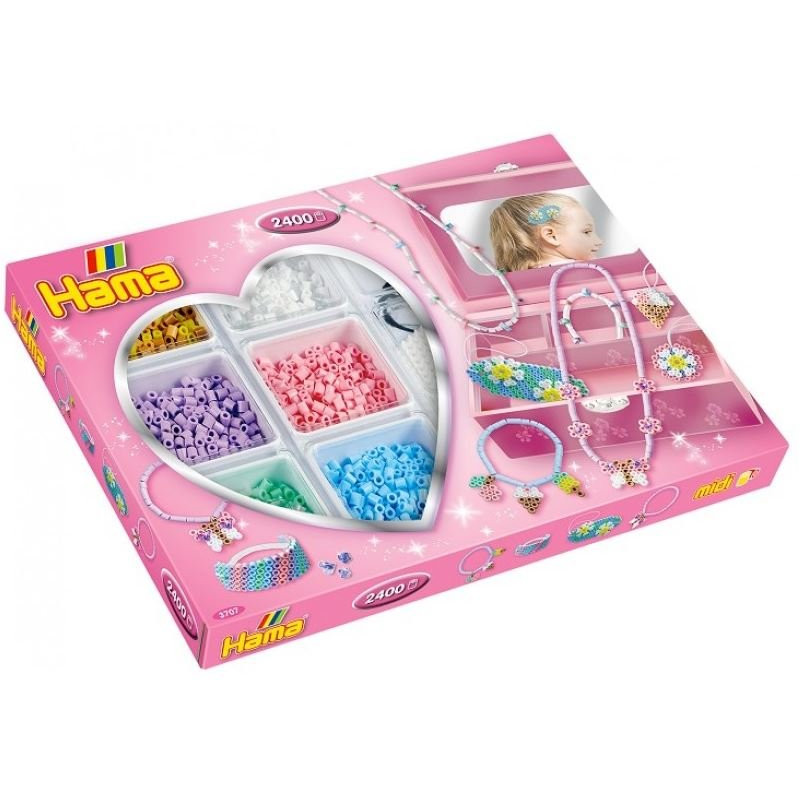 Hama 3707 -  Activity Box - Biżuteria - Koraliki midi