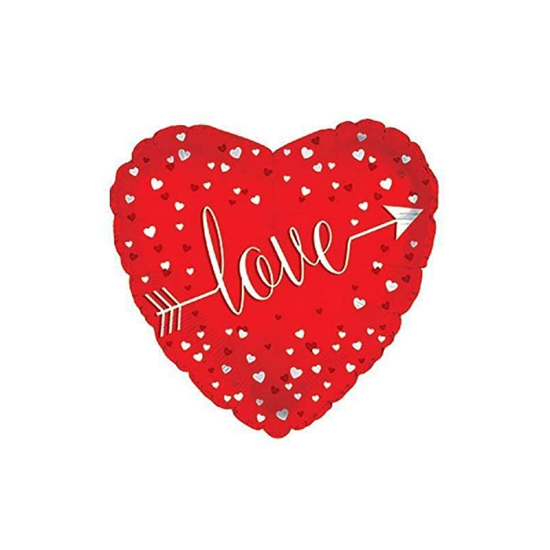 Balon foliowy serce 18" - LOVE