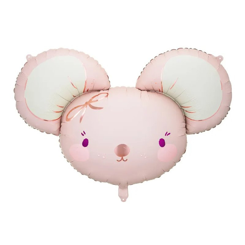 Balon foliowy Różowa Myszka - 75 x 46 cm