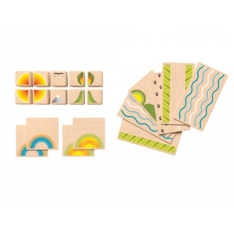 Drewniane klocki dla malucha, Gaia Mini