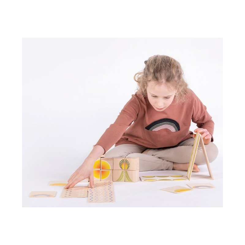 Drewniane klocki dla malucha, Gaia Mini