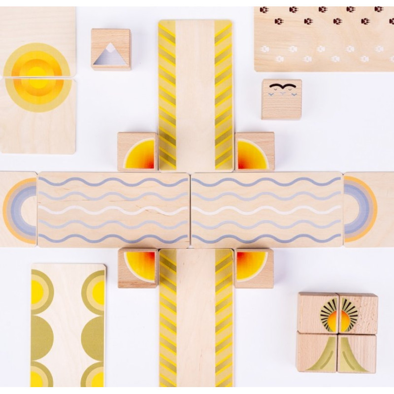 Drewniane klocki dla malucha, Gaia Mini