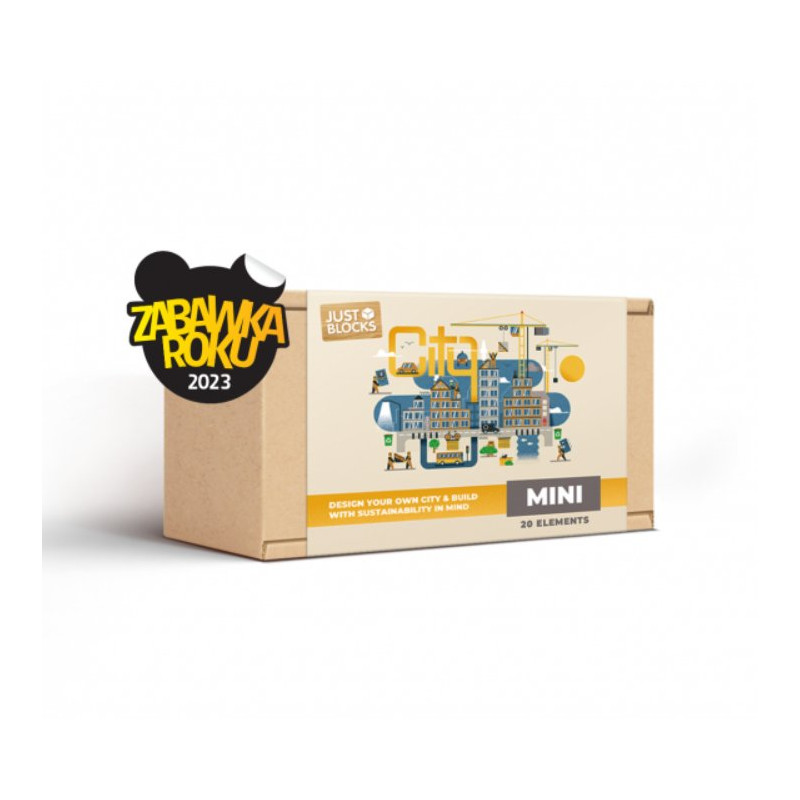 Drewniane klocki dla malucha, City Mini