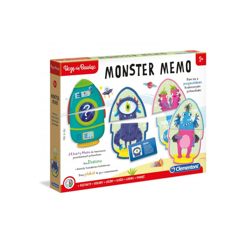 Gra - Monster Memo - Clementoni