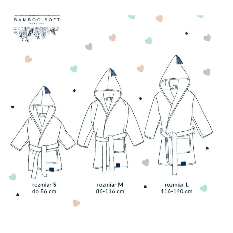 Szlafrok bamboo soft S - Lady Unicorn - La Millou