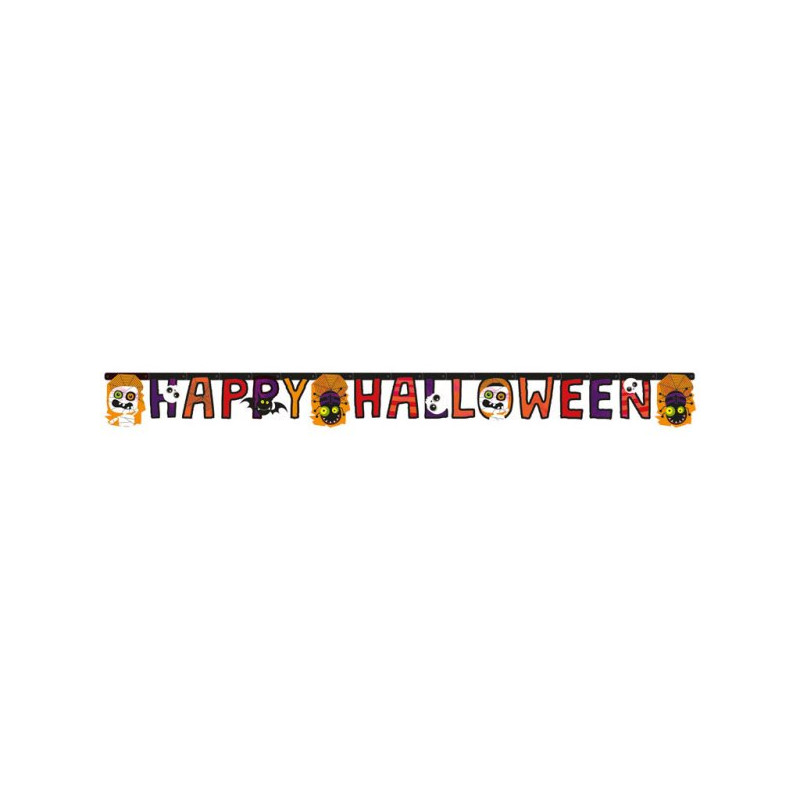 Girlanda "Happy Halloween", 180 x 15 cm