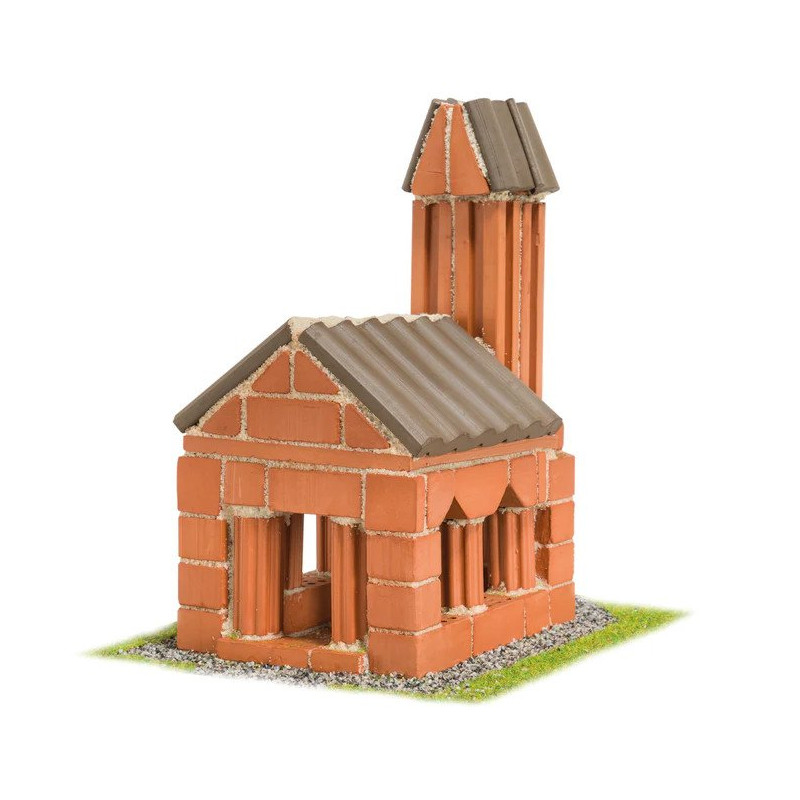 Teifoc 4025 - Kościółek - Budowle z cegiełek - 6+