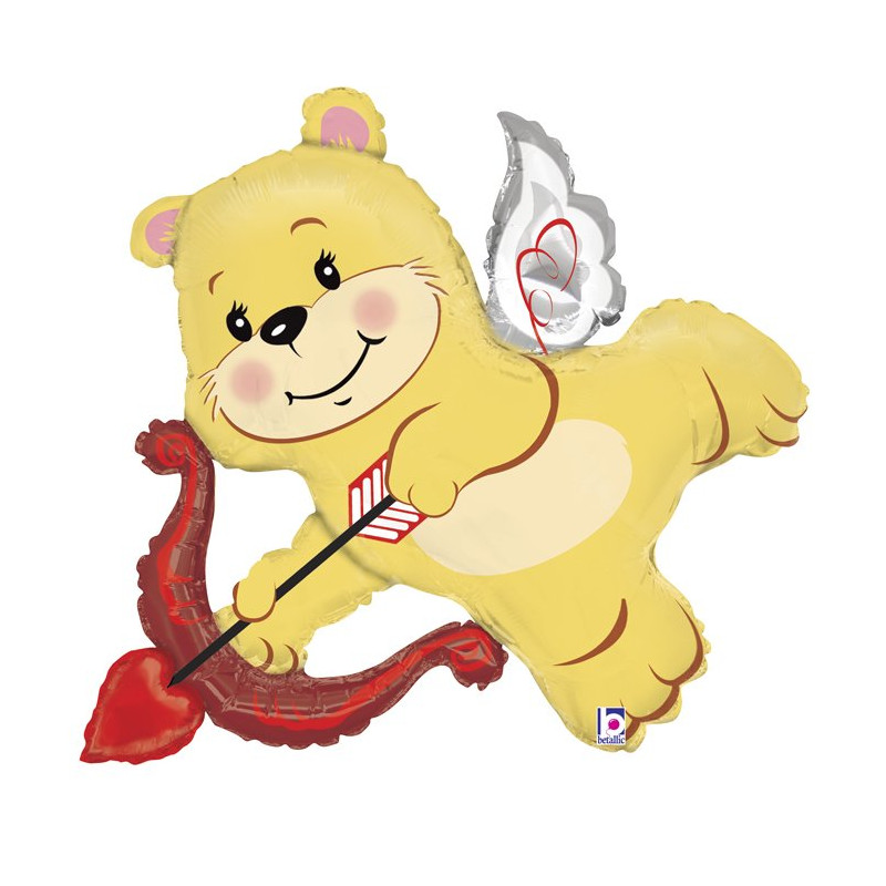 Balon foliowy - Cupid Bear - Miś Kupidyn - 106 cm