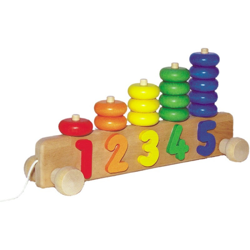 Piramida na kołach - BAJO - 32710 (liczydło)