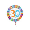 Balon urodzinowy z helem - 30te urodziny
