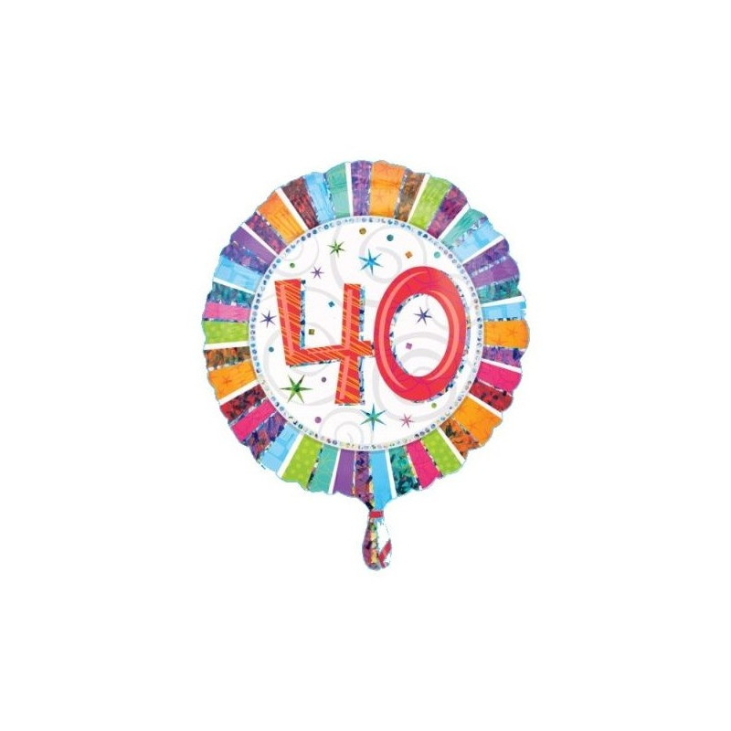 Balon urodzinowy z helem - 30te urodziny