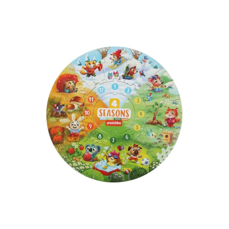 Puzzle 4 pory roku - Puzzlika