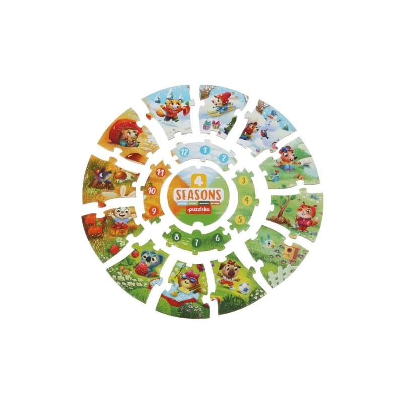 Puzzle 4 pory roku - Puzzlika