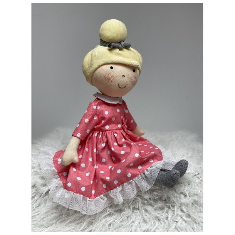 Lalka Kornelia w sukience w kropki