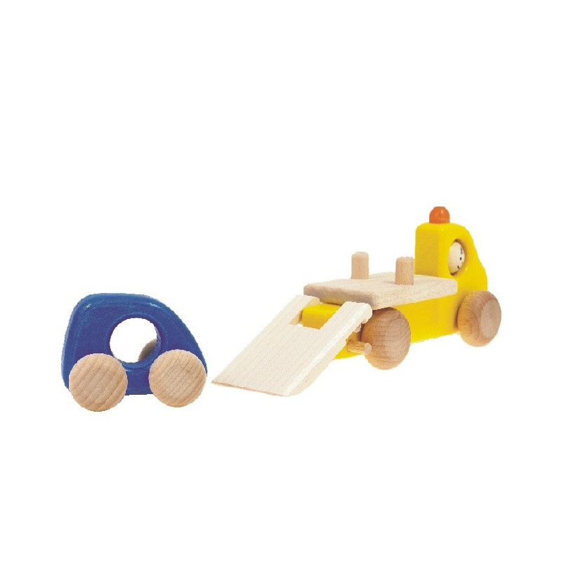 Drewniana Zabawka - Pomoc drogowa - samochód drewniany - BAJO 