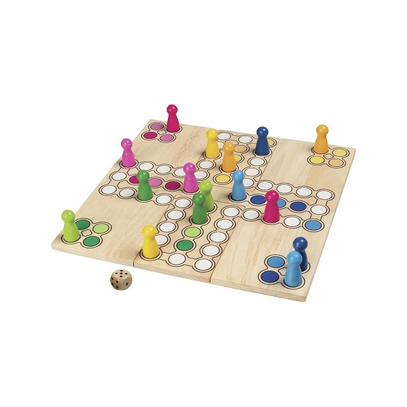 Drewniana gra planszowa, LUDO, Goki 56914