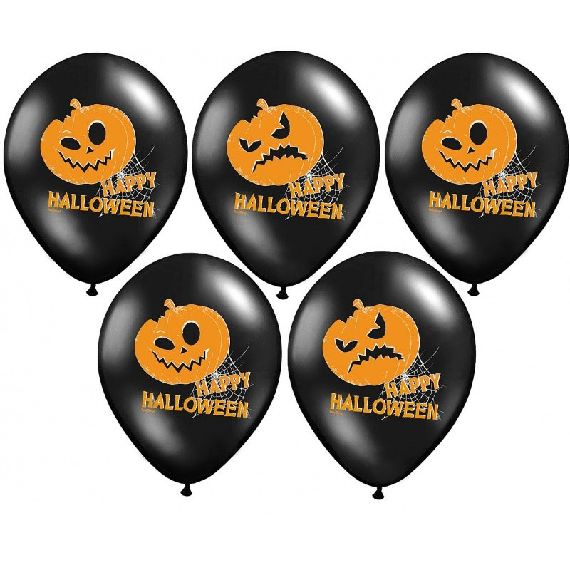 Balon Halloween - Dynia - balon lateksowy