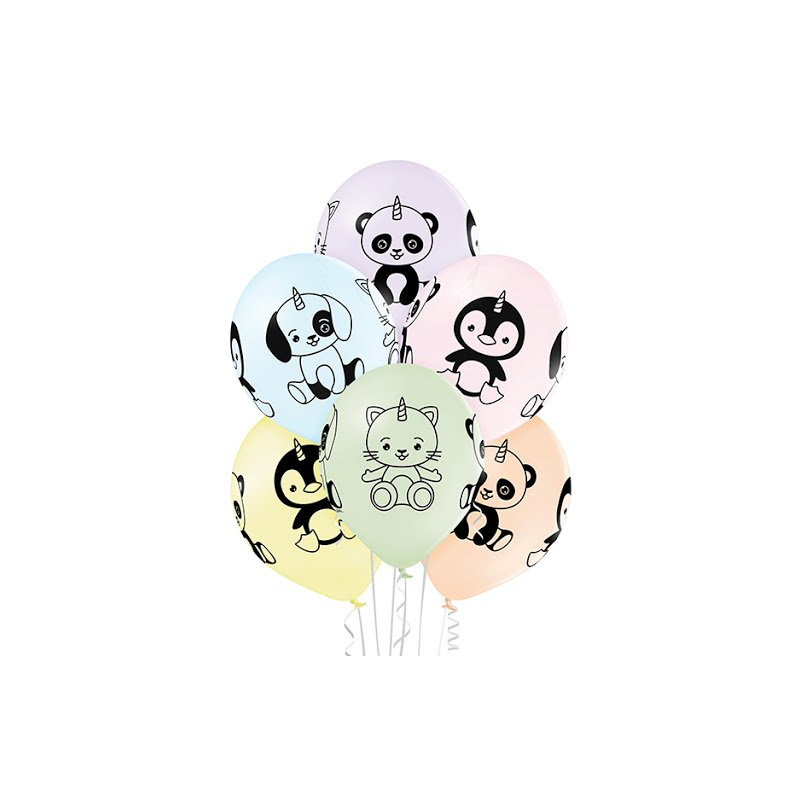 Balony Unicorn Animals (Zwierzęta jednorożce) - D11 Belbal