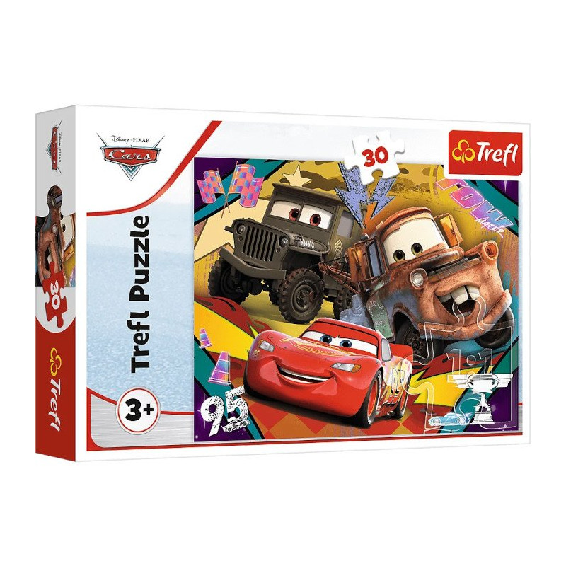 Puzzle Trefl 30, Auta, Rozpędzone samochody