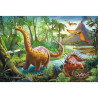 Puzzle Trefl 60, Wędrówka dinozaurów