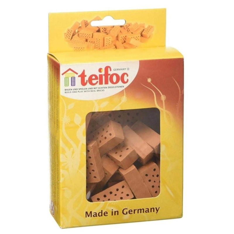 Teifoc 906601 - Cegiełki czerwone do budowli