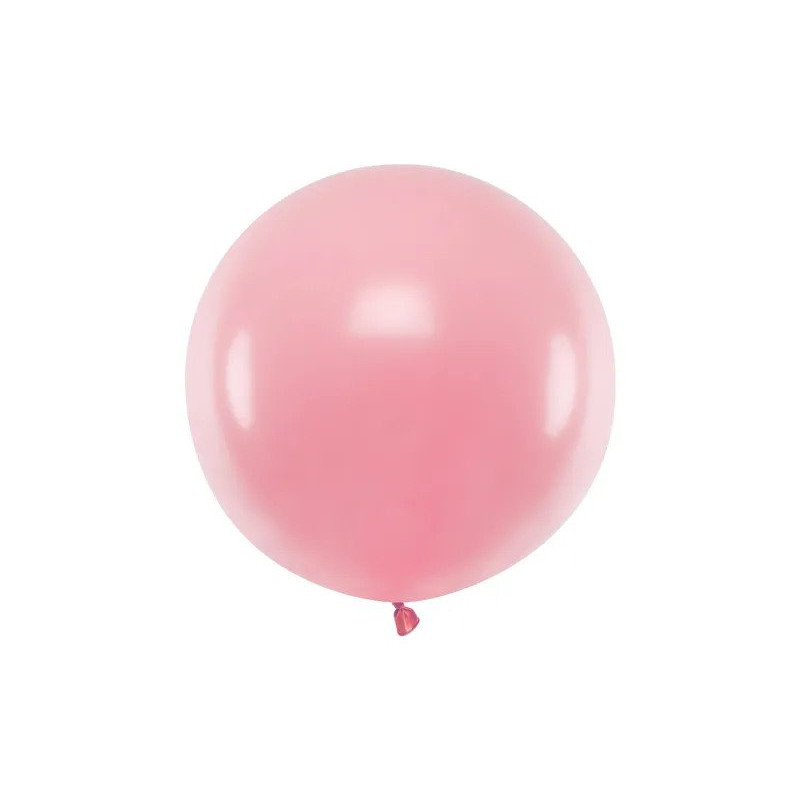 Balon kula - Pastel Baby Pink - 24 cale
